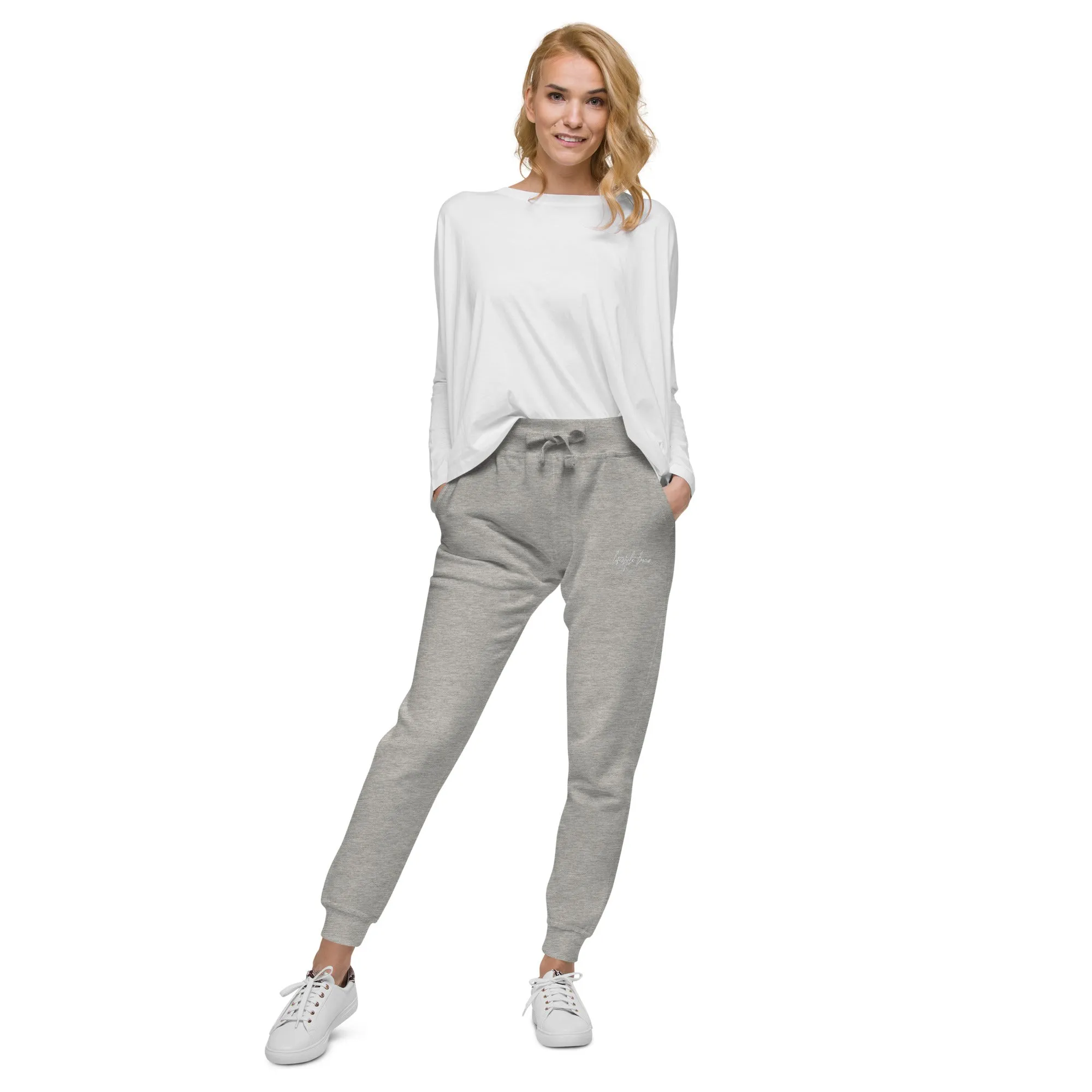 Lifestyle Looms Embroidered Unisex fleece sweatpants