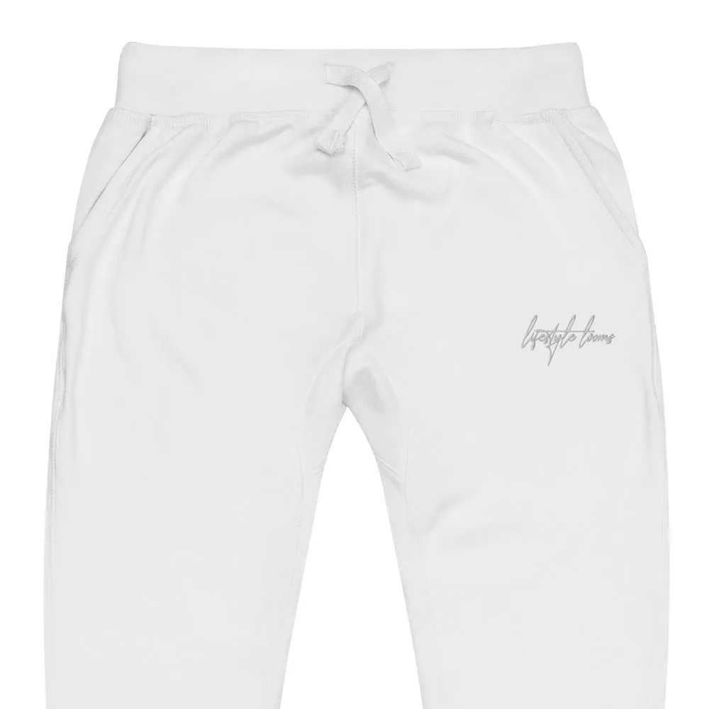 Lifestyle Looms Embroidered Unisex fleece sweatpants