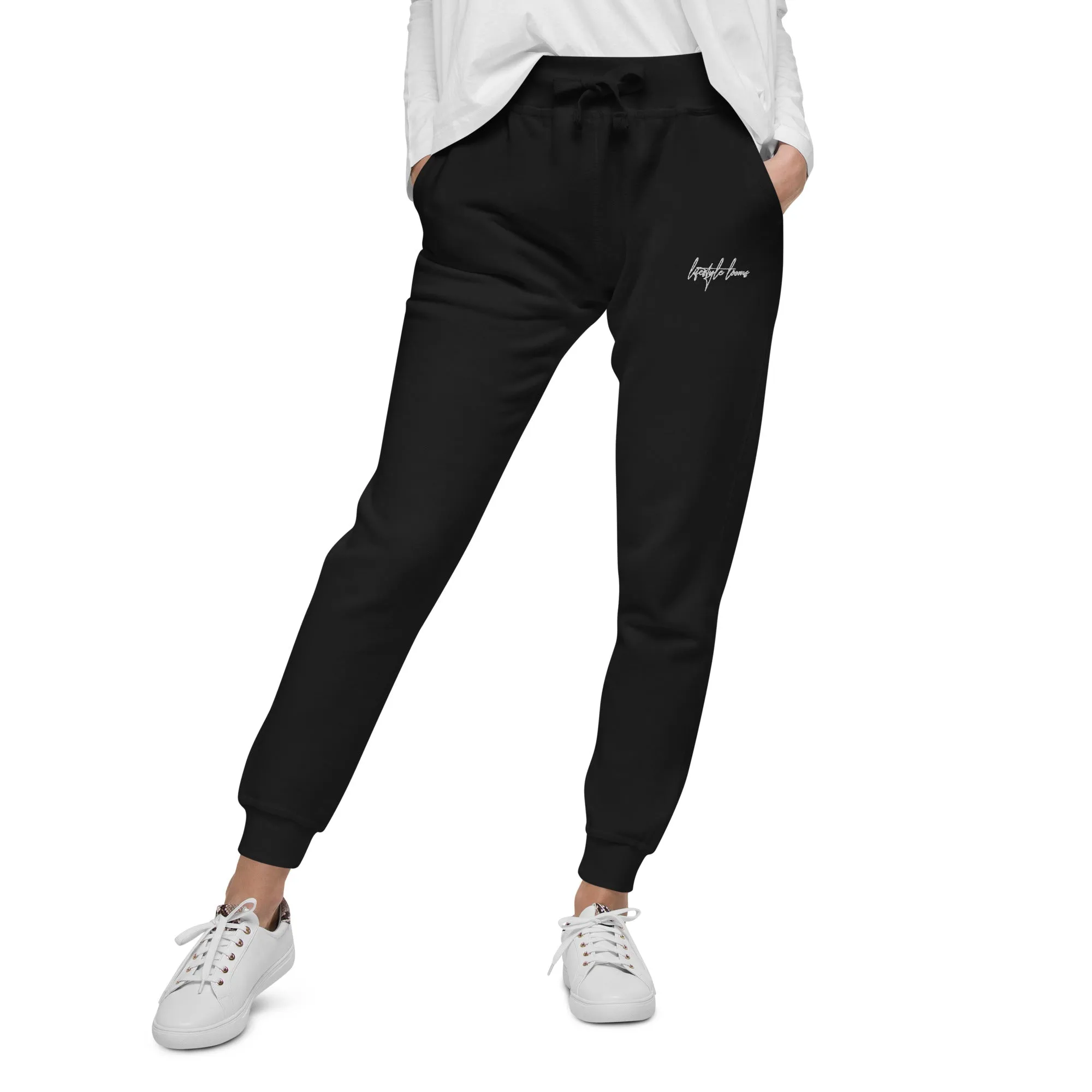 Lifestyle Looms Embroidered Unisex fleece sweatpants