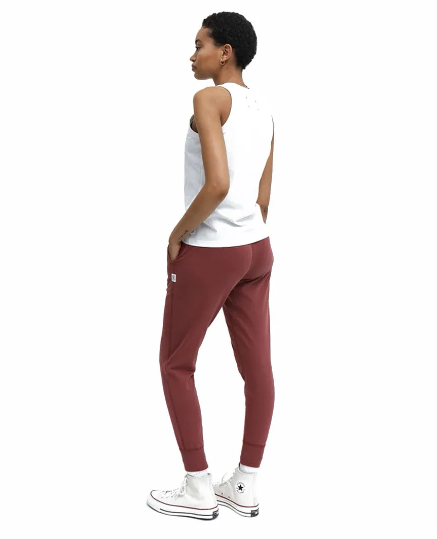 Lightweight Terry Slim Sweatpant Womens Ruseet