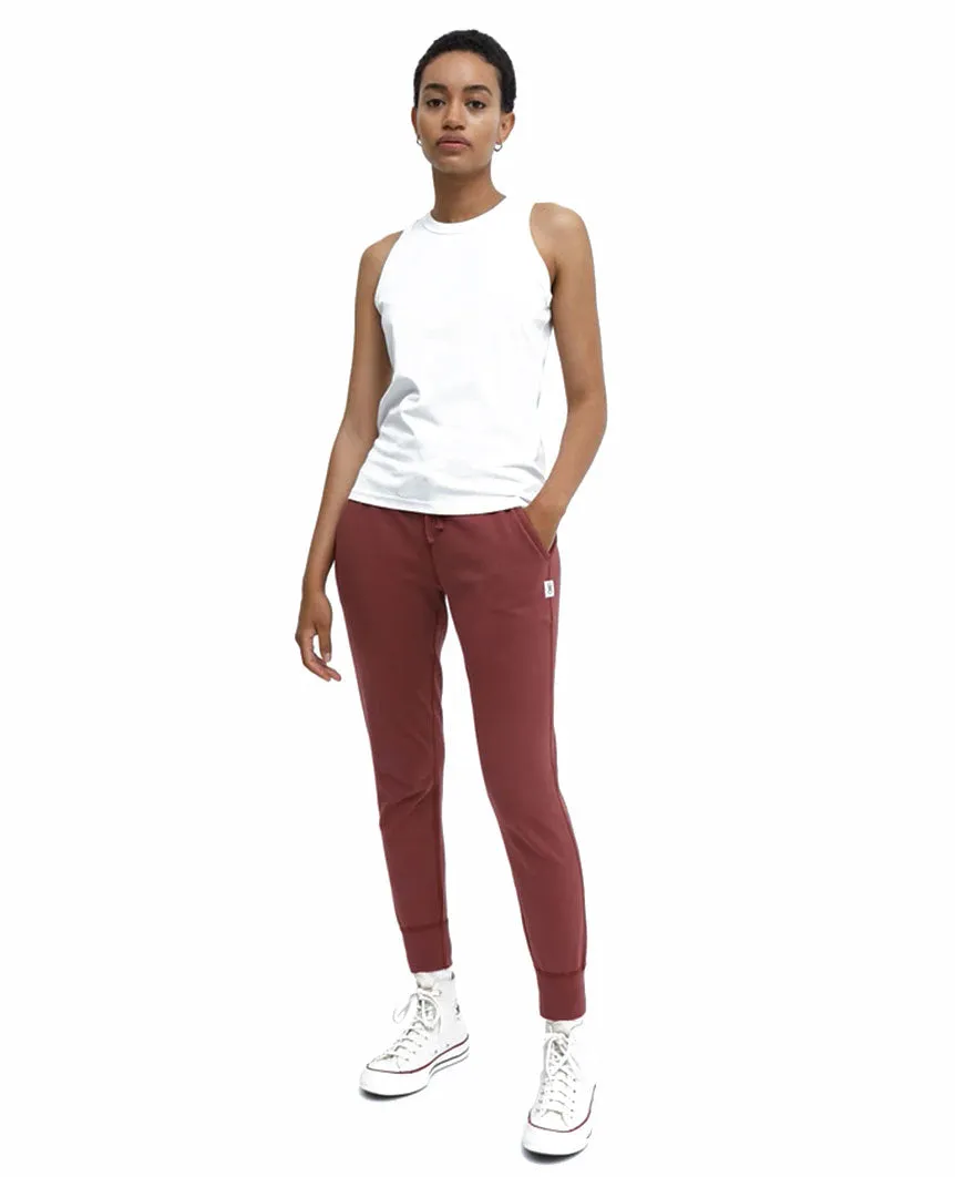 Lightweight Terry Slim Sweatpant Womens Ruseet