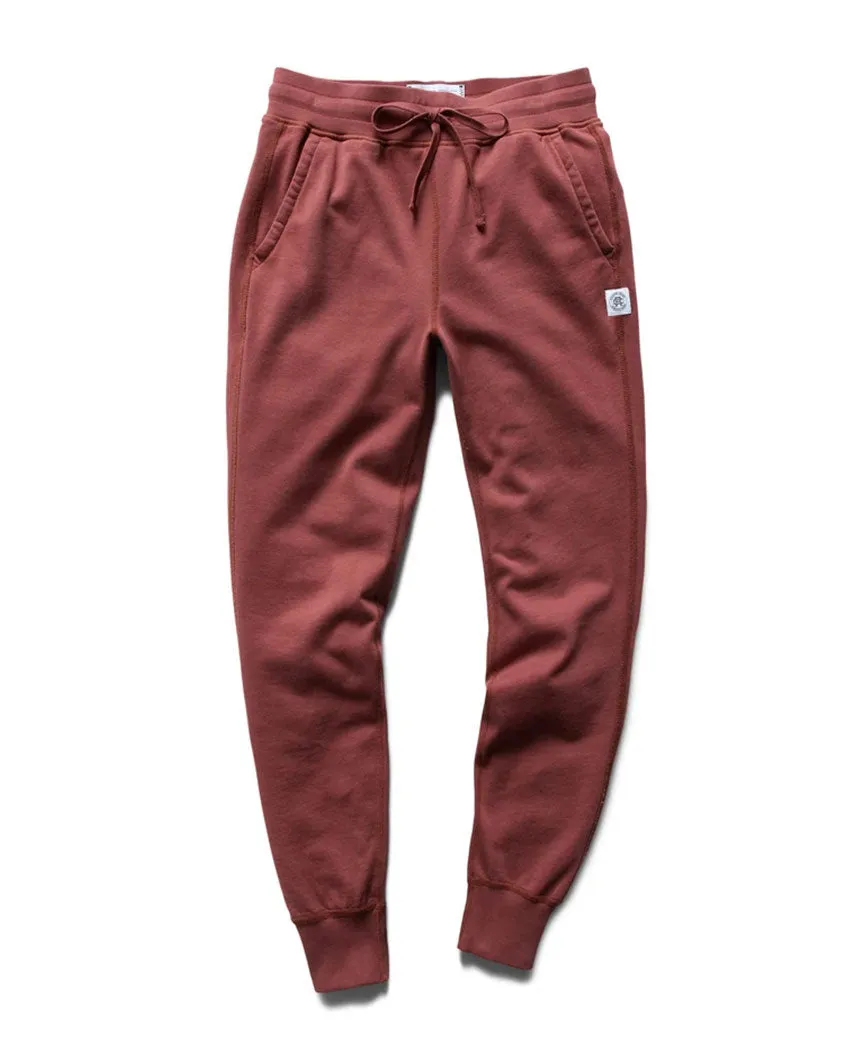 Lightweight Terry Slim Sweatpant Womens Ruseet
