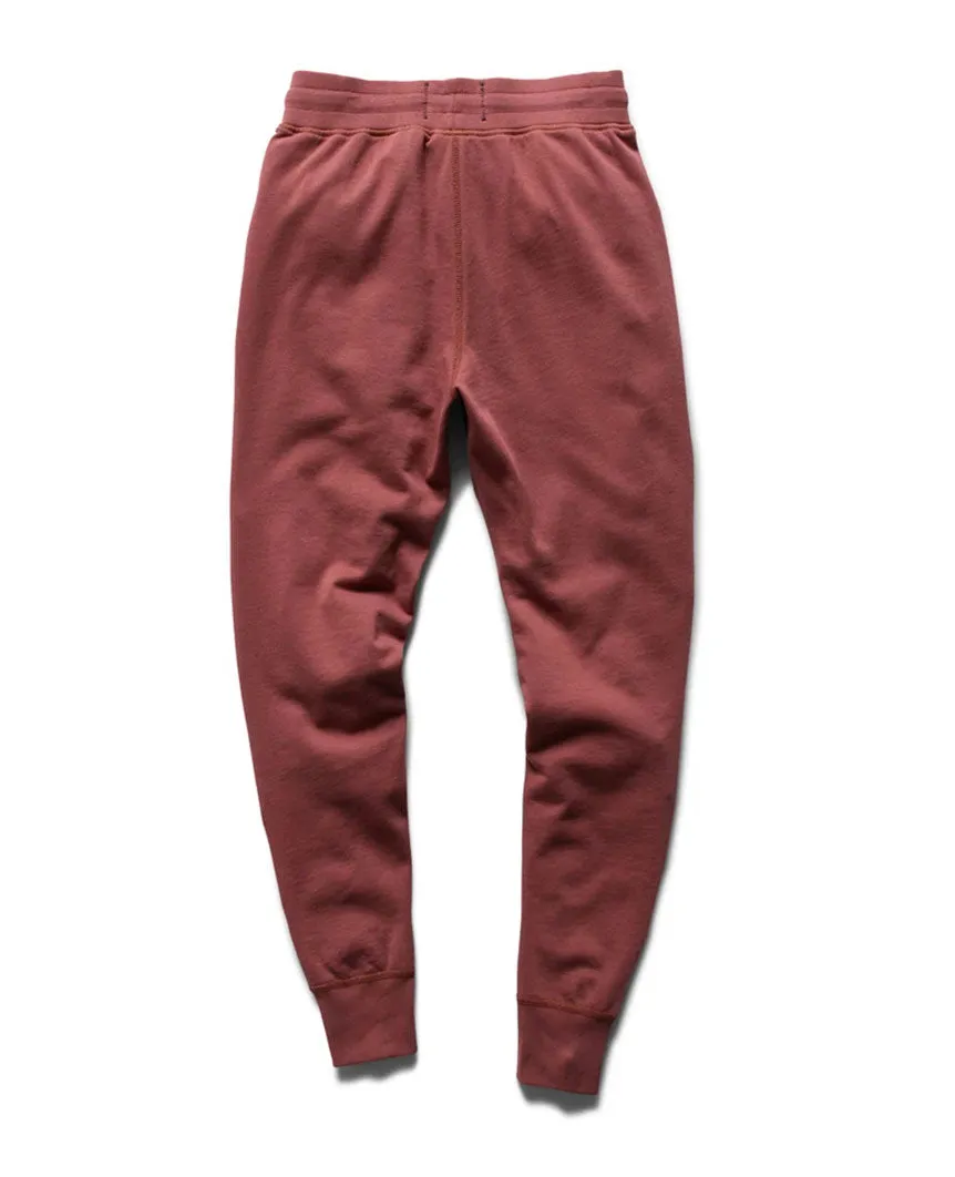Lightweight Terry Slim Sweatpant Womens Ruseet