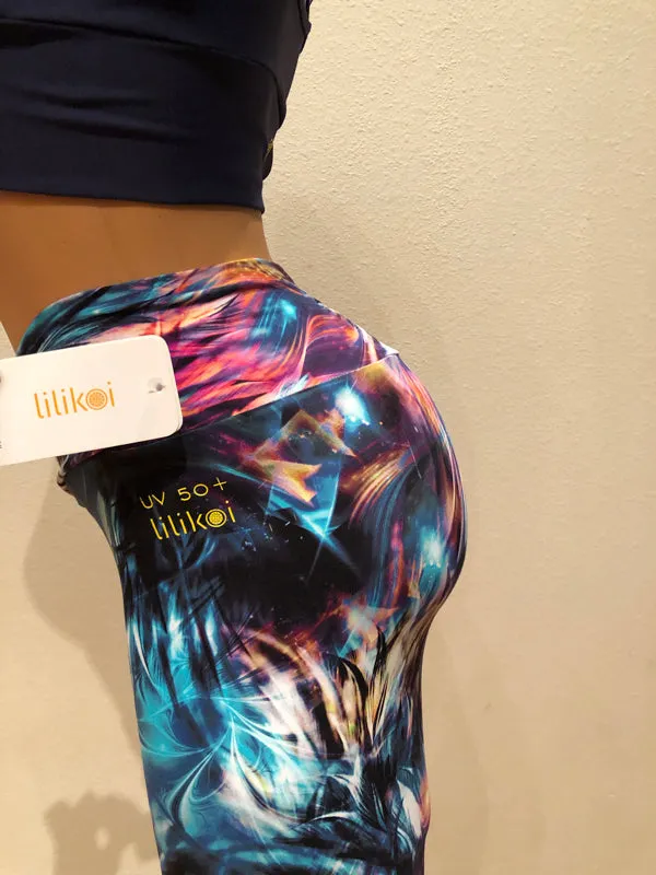 [Lilikoi Wear] Bottoms: Capri Legging Cross-waistband