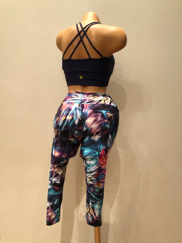[Lilikoi Wear] Bottoms: Capri Legging Cross-waistband