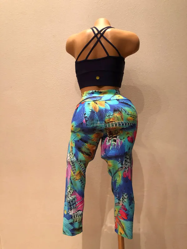 [Lilikoi Wear] Bottoms: Capri Legging Cross-waistband