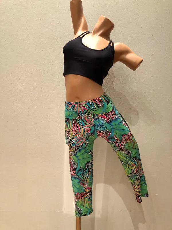 [Lilikoi Wear] Bottoms: Capri Leggings Regular-waist