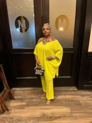 Lime Pant Set