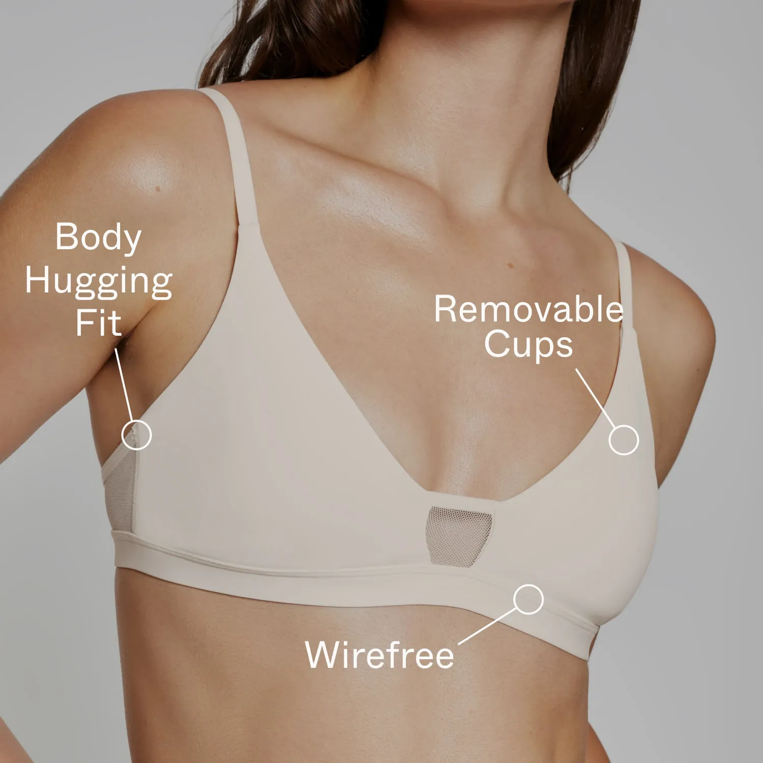 Limitless Wirefree Scoop Bra Espresso