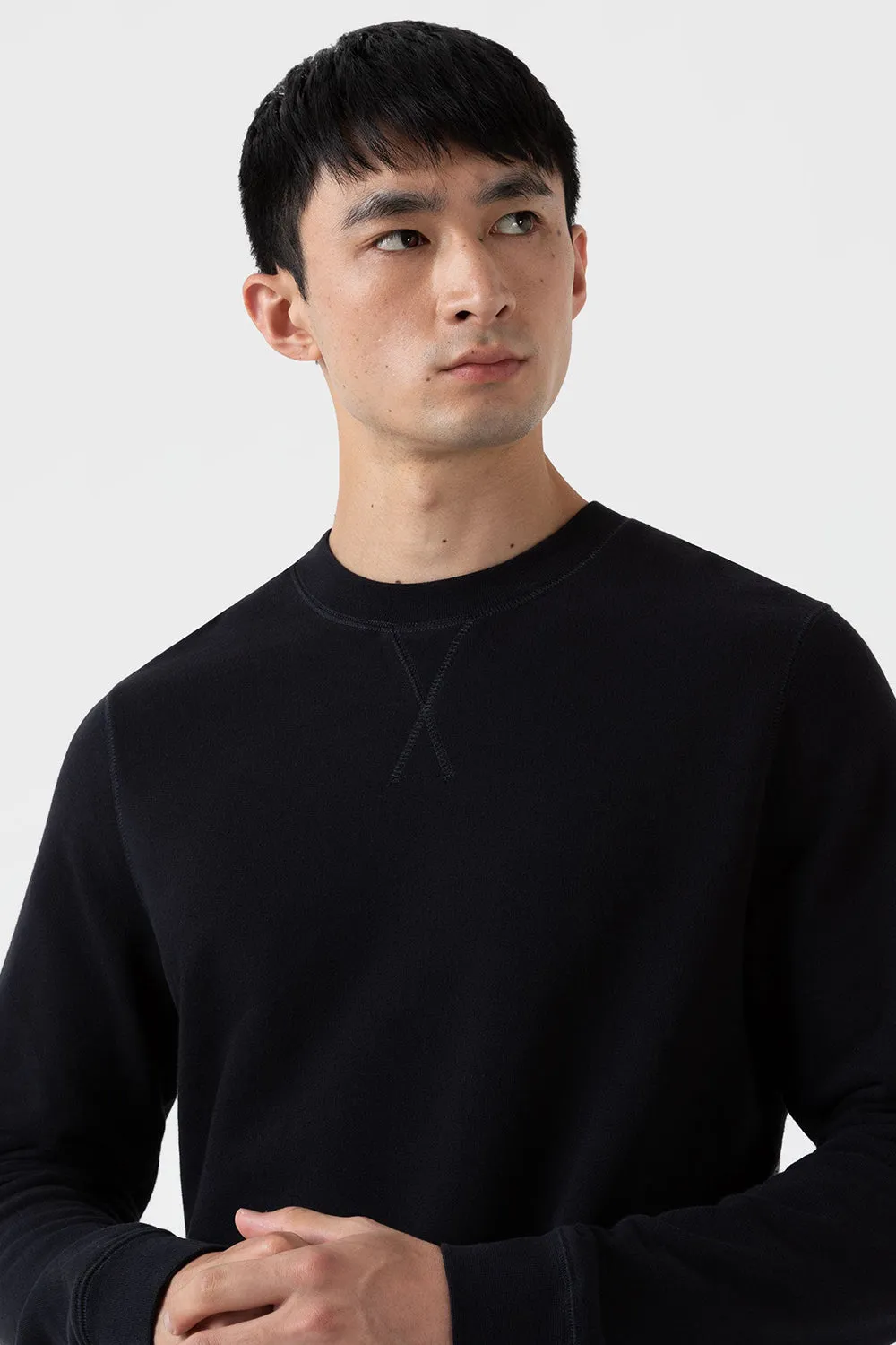 Loopback Sweatshirt, Black