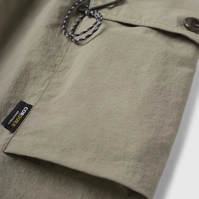 Loose Belted Sports Cargo Pants