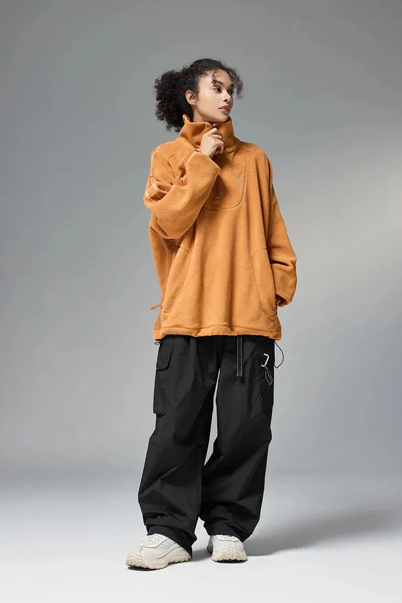 Loose Belted Sports Cargo Pants