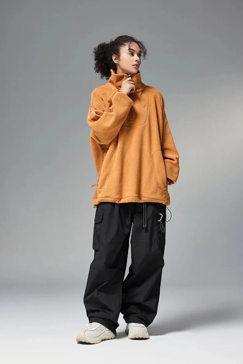 Loose Belted Sports Cargo Pants