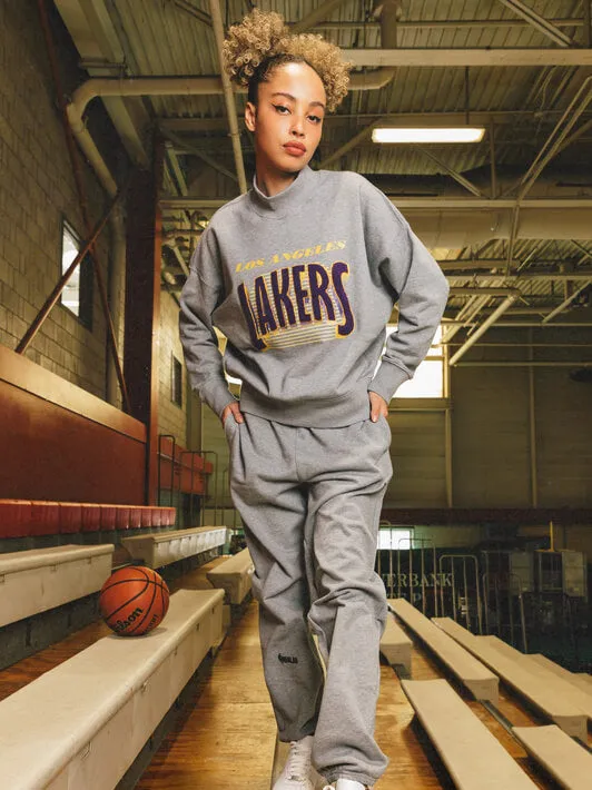 Los Angeles Lakers Mock Neck Top
