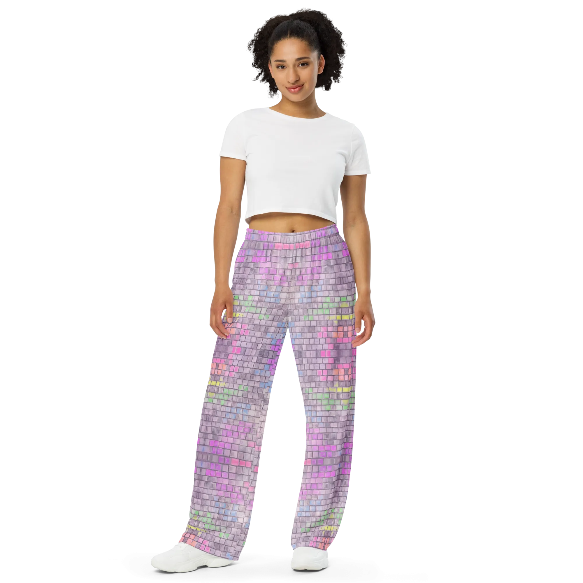 Lounge Sweatpants- "Disco Kitty" Design