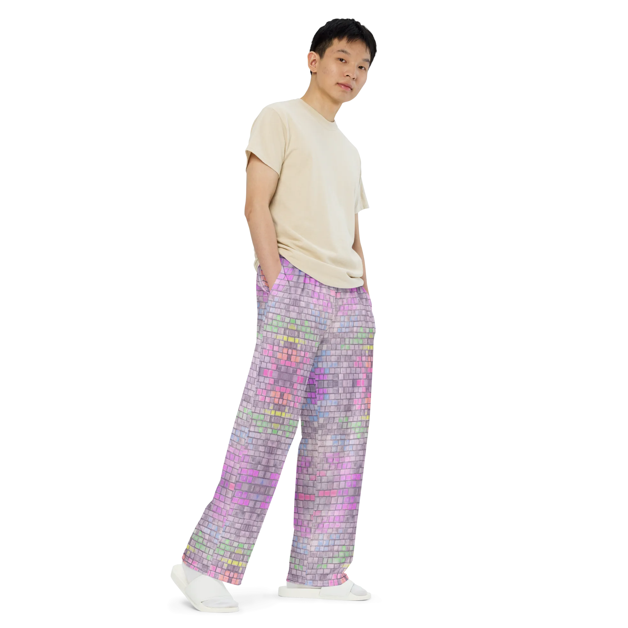 Lounge Sweatpants- "Disco Kitty" Design