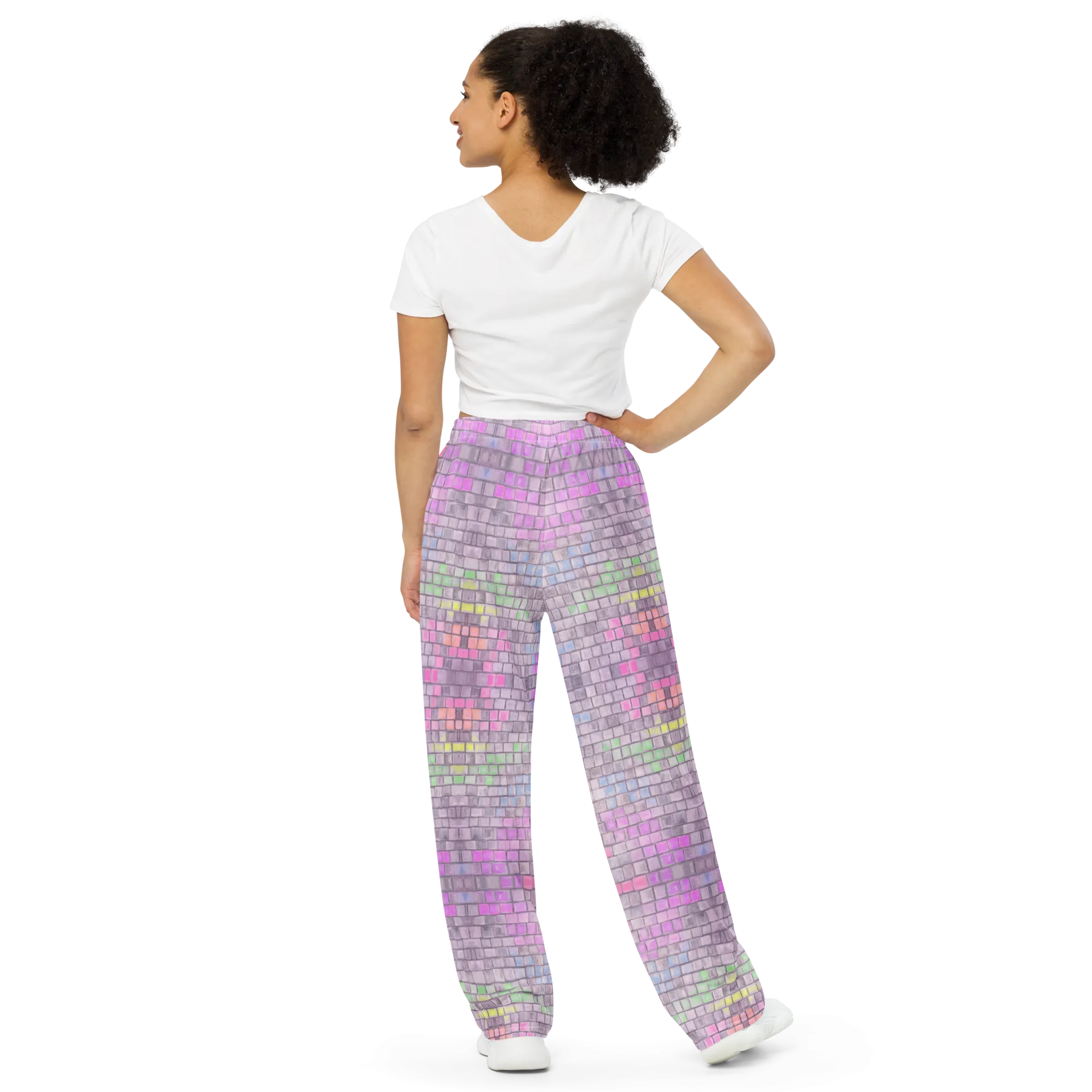 Lounge Sweatpants- "Disco Kitty" Design