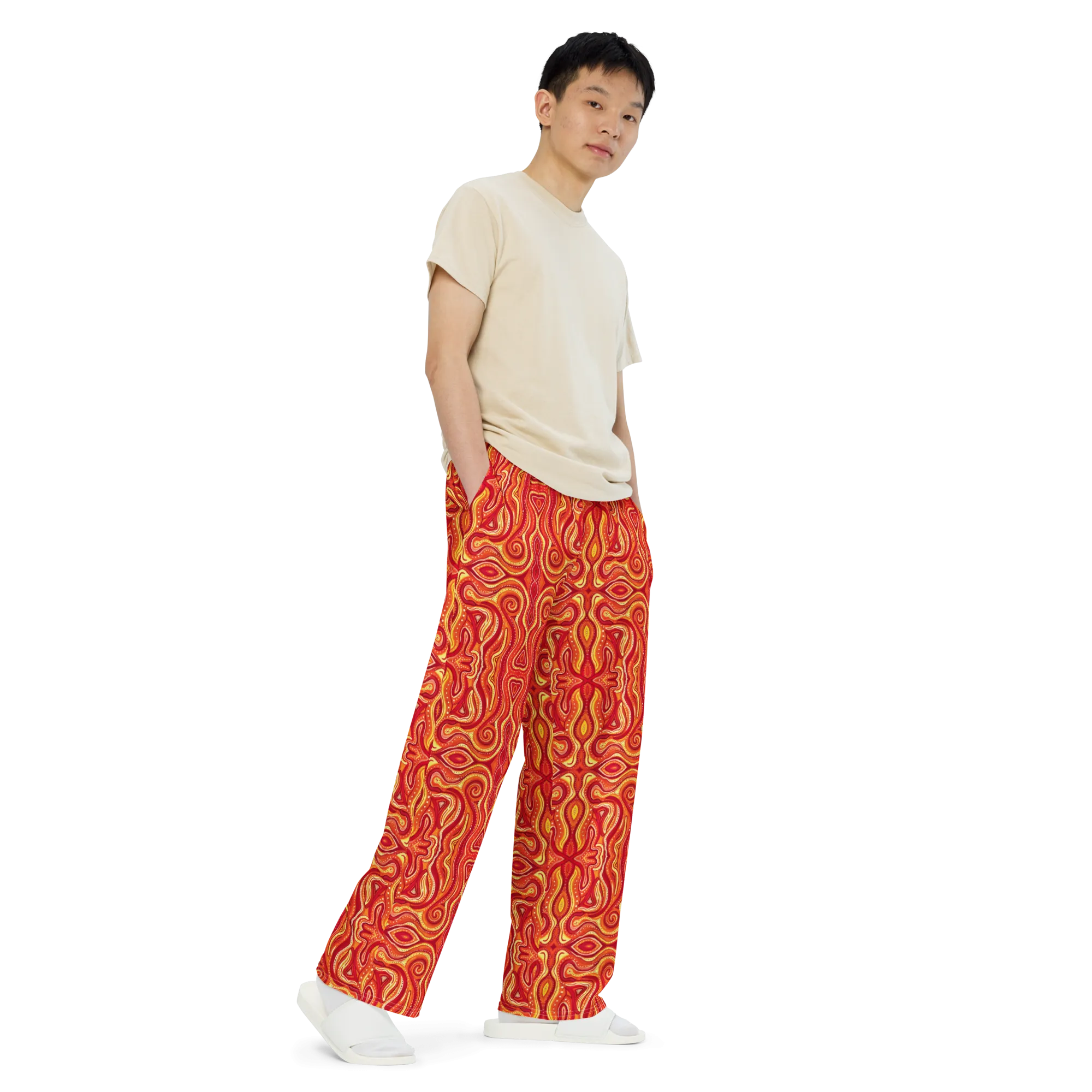 Lounge Sweatpants- "Ember" Design
