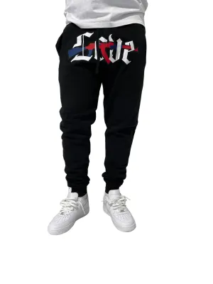 L.O.V.E.  AK47 DEAD FLOWERS SWEATPANTS