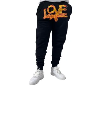 L.O.V.E. FLAME LOVE AK SWEATPANTS