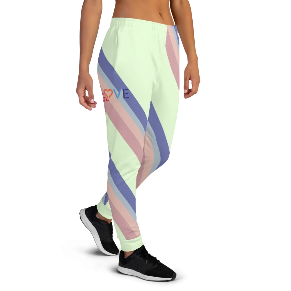 Love for the Disability Community (Rainbow Shadow) Women's Joggers