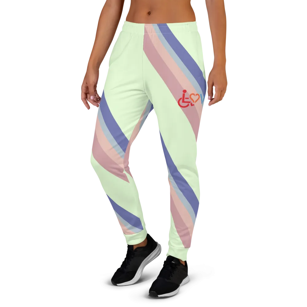 Love for the Disability Community (Rainbow Shadow) Women's Joggers