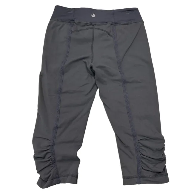 Lululemon Athletica Grey Capri Active Pants Women's Size 4