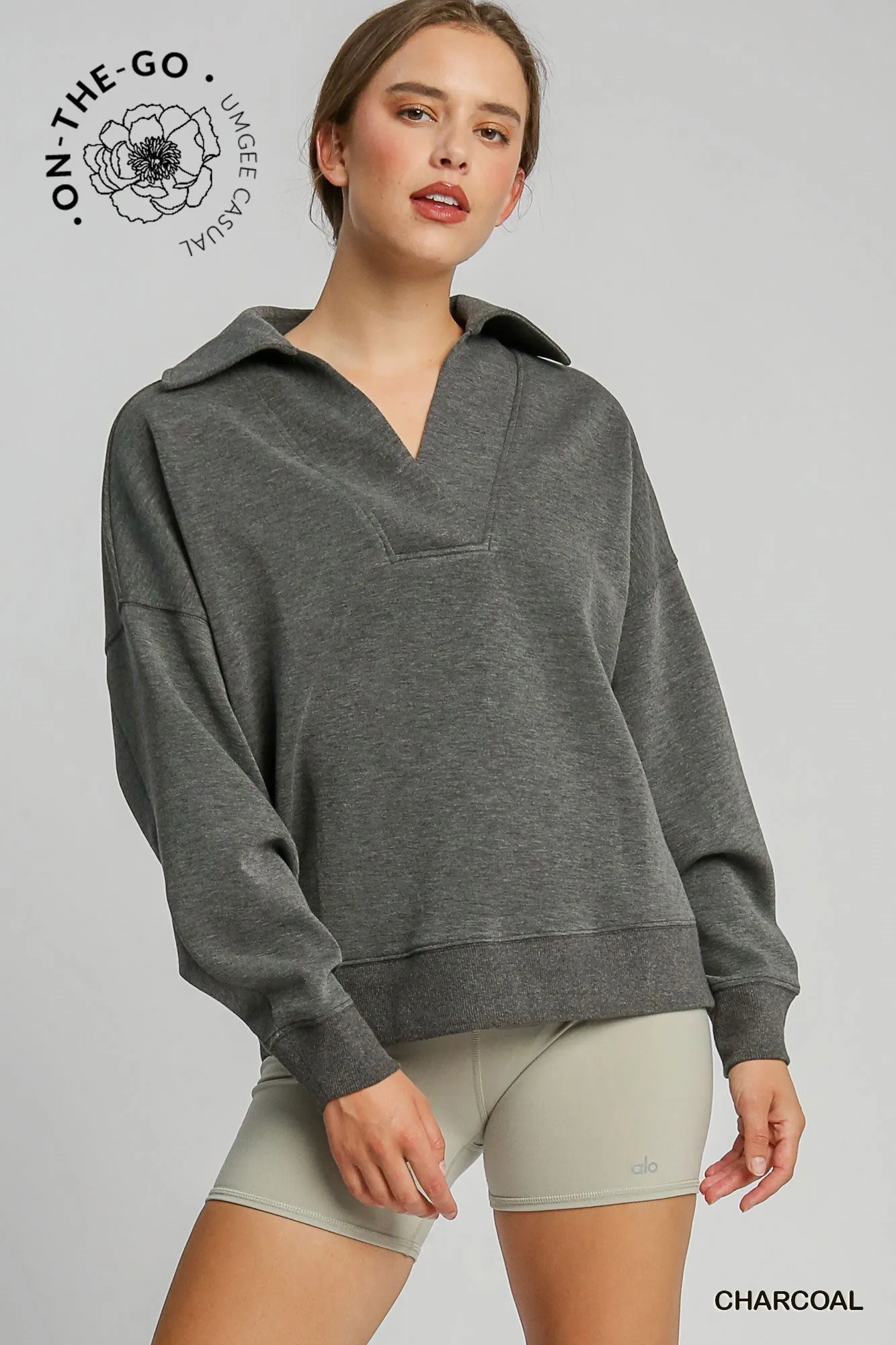 Luxeknit Collared Neck Top