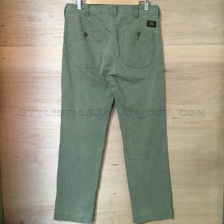 [M] WTaps Herringbone BUDS Pants Olive