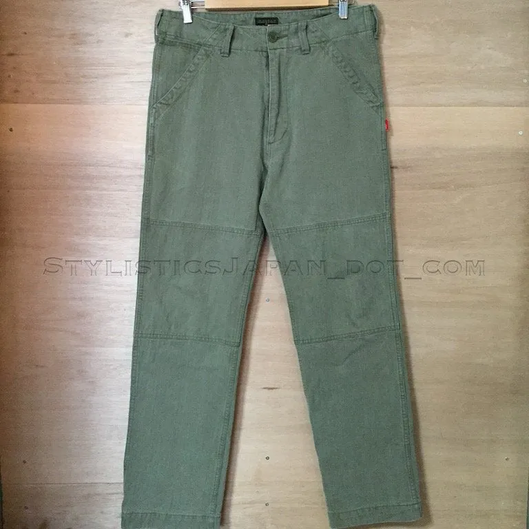 [M] WTaps Herringbone BUDS Pants Olive