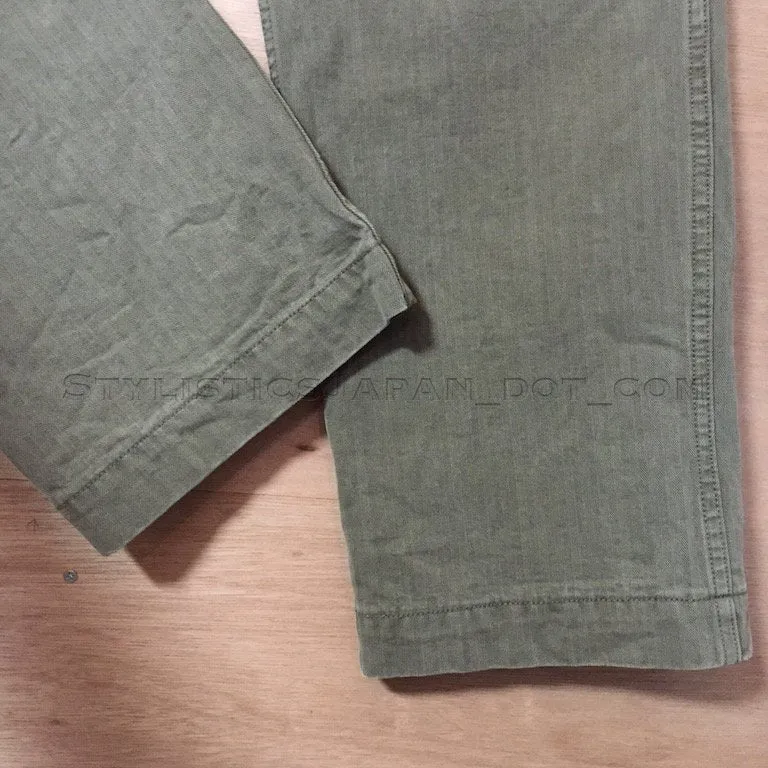 [M] WTaps Herringbone BUDS Pants Olive