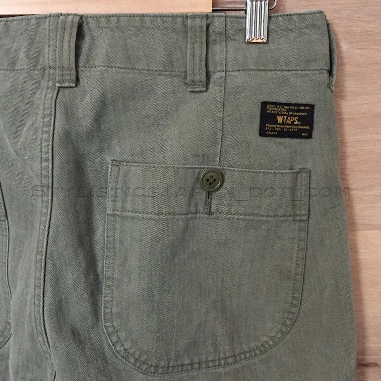[M] WTaps Herringbone BUDS Pants Olive
