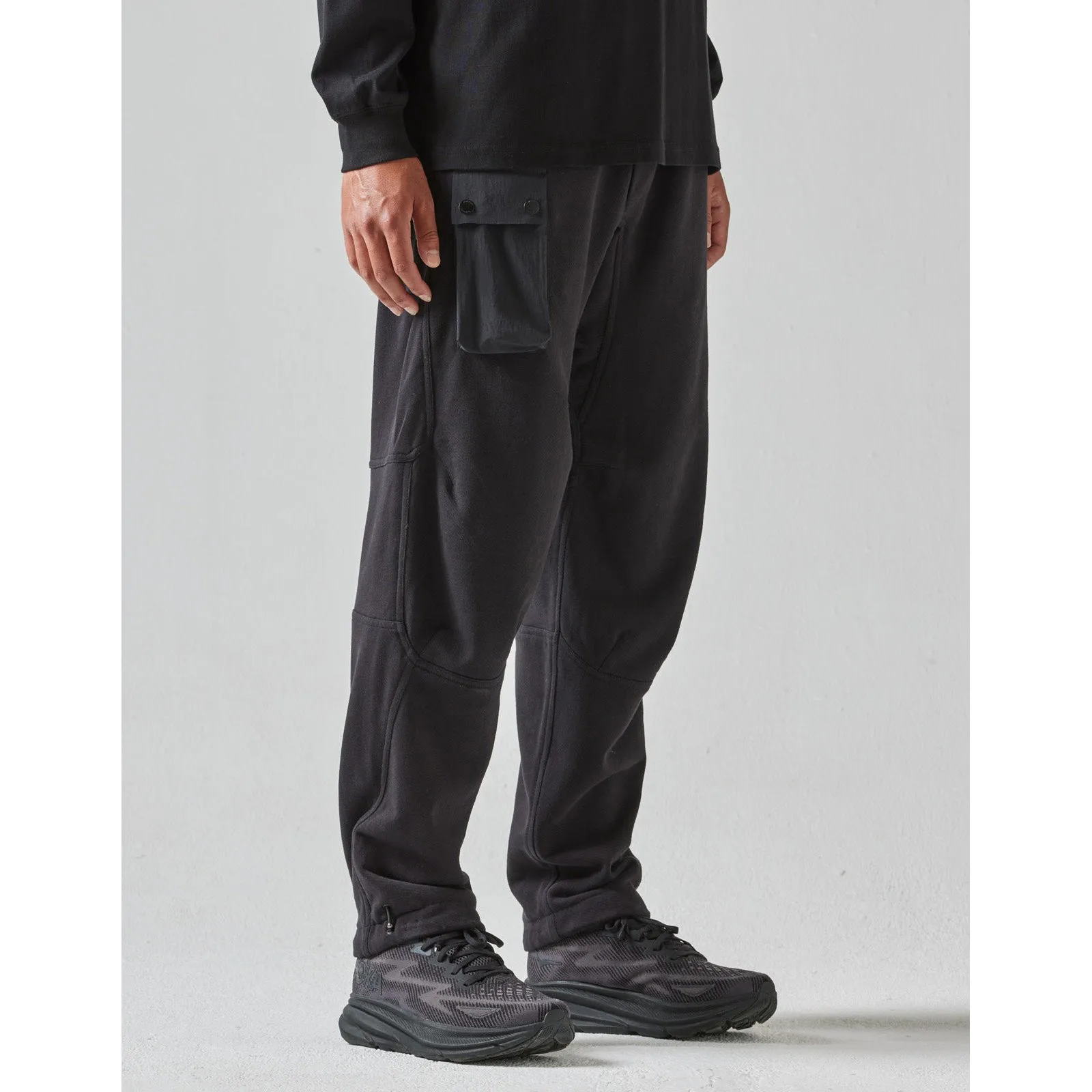Maharishi Men Asym Articulated Sweatpants Black
