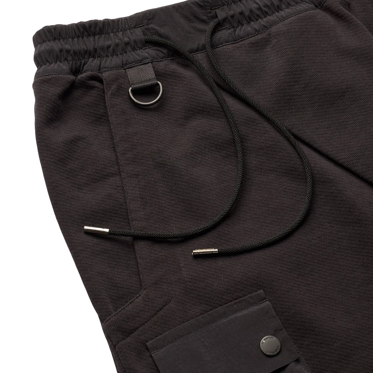 Maharishi Men Asym Articulated Sweatpants Black