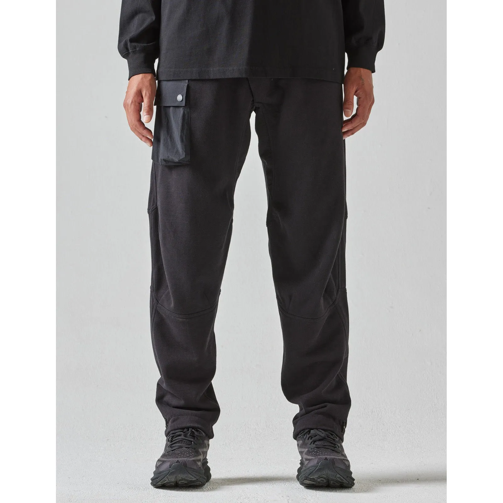 Maharishi Men Asym Articulated Sweatpants Black