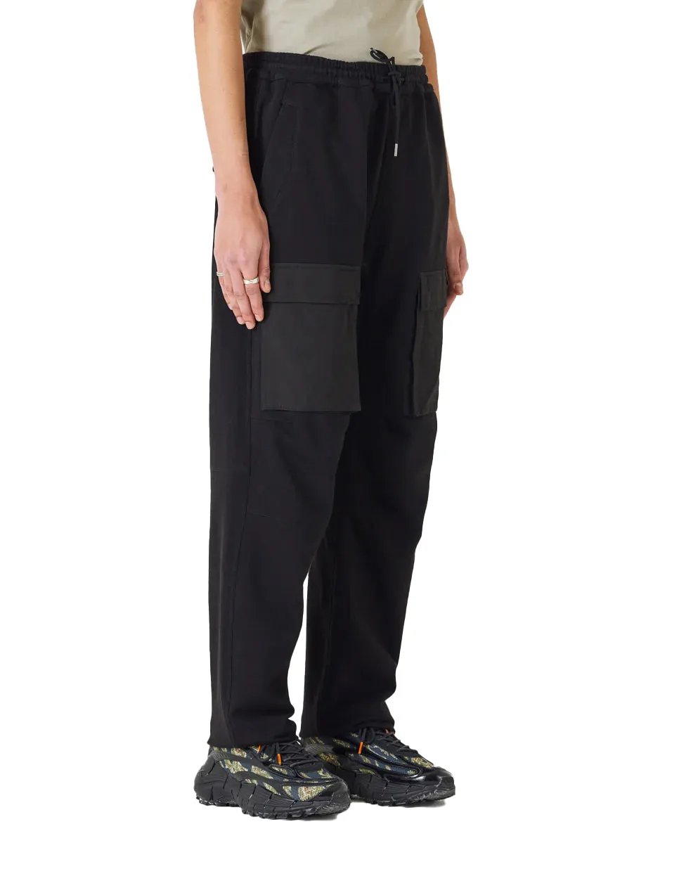 Maharishi Utility Cargo Sweatpants Black