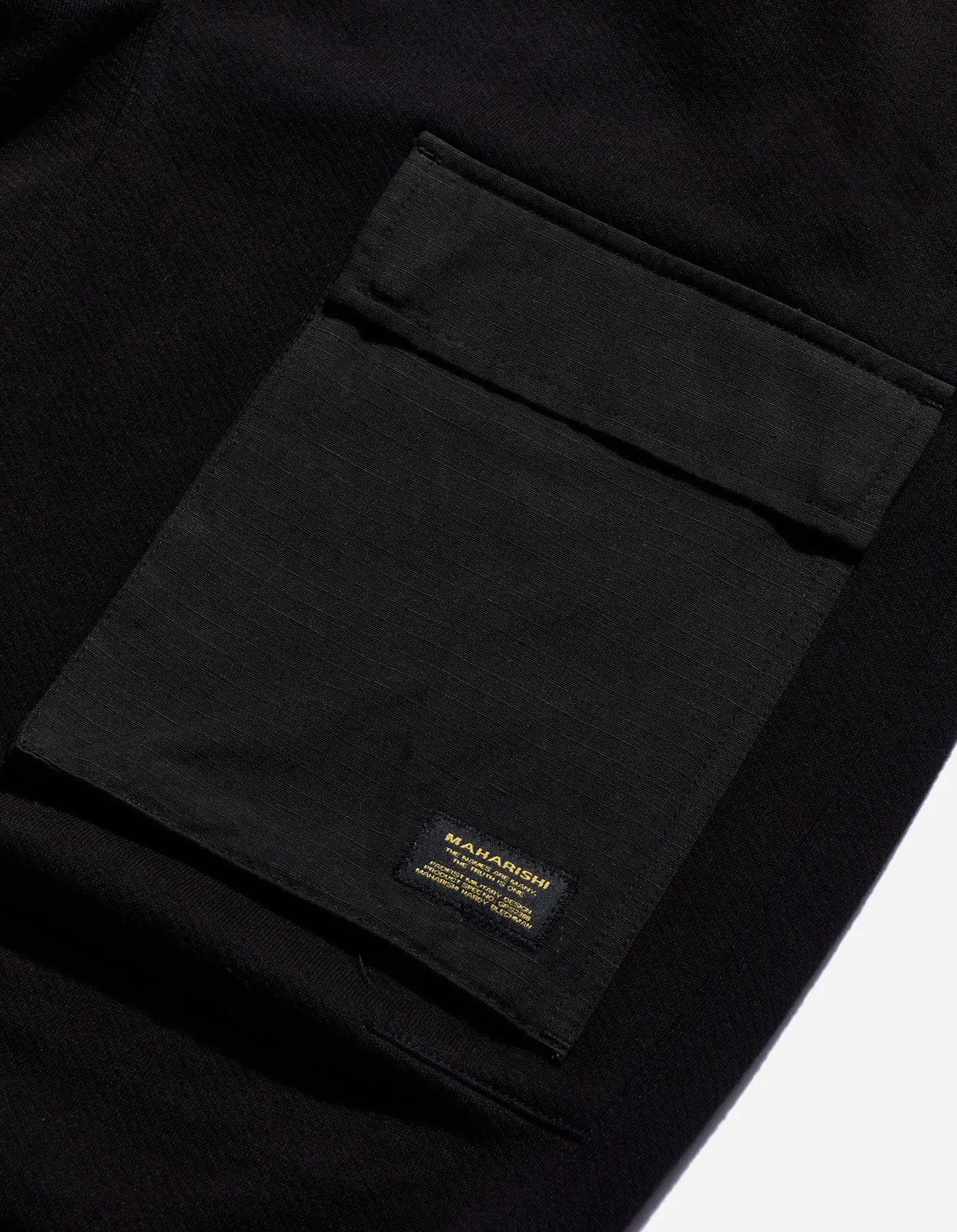 Maharishi Utility Cargo Sweatpants Black