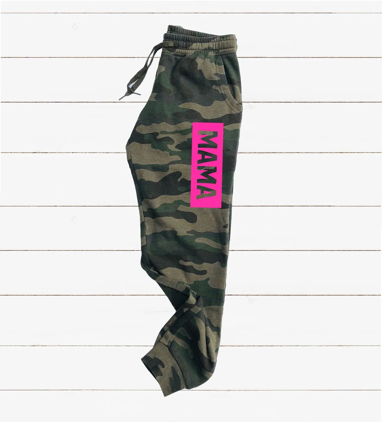 Mama Hot Pink Women's Soft Washed Sweatpants