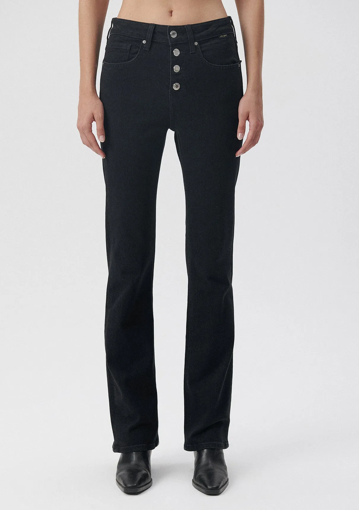 Maria Button Up Smoke Gold Icon Jean Pants