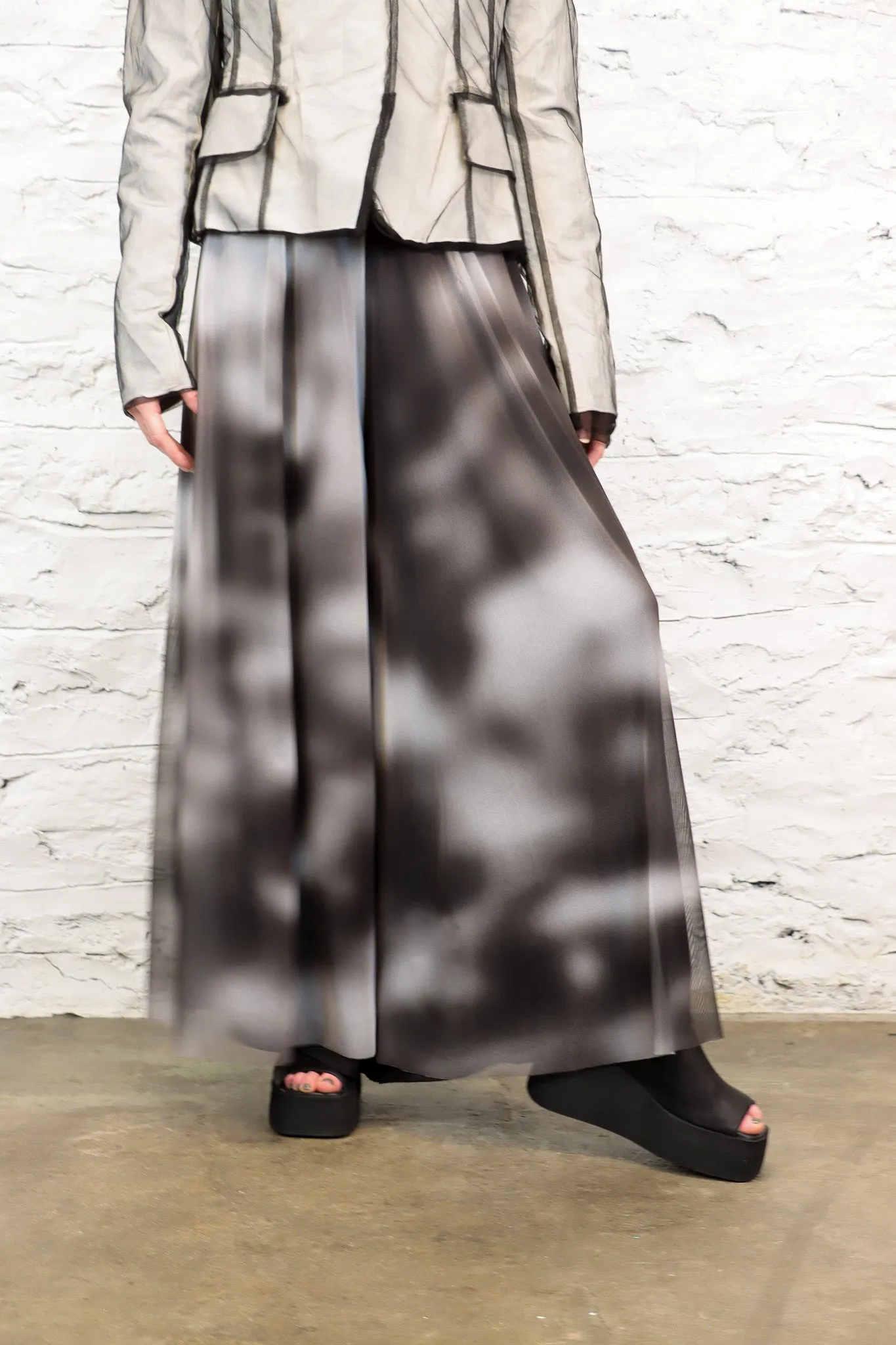 maria calderara Double Layer Palazzo Pants