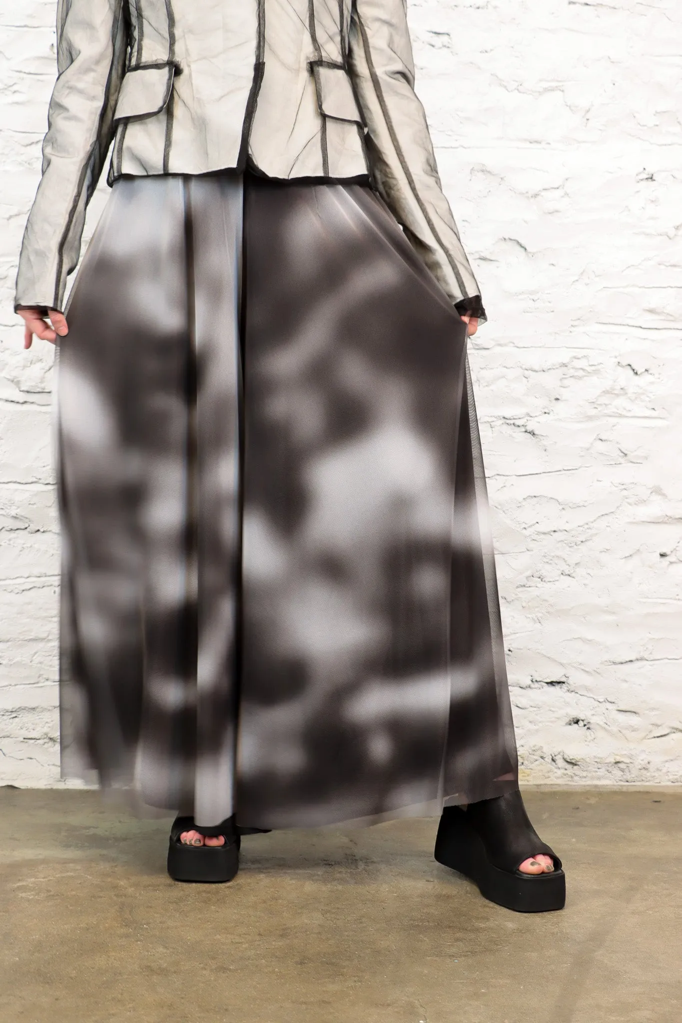 maria calderara Double Layer Palazzo Pants