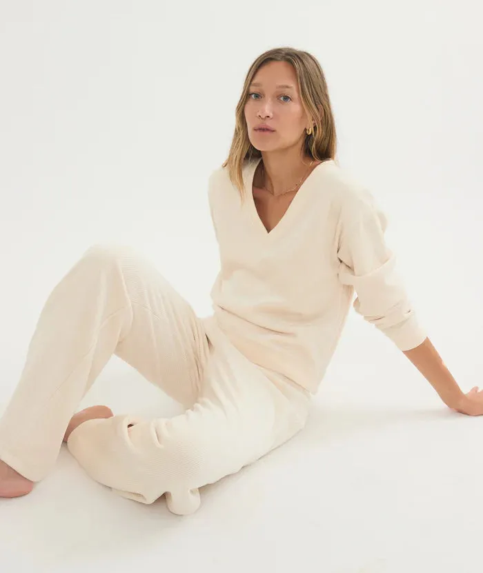 Marine Layer Velour Corduroy Wide Leg Pant