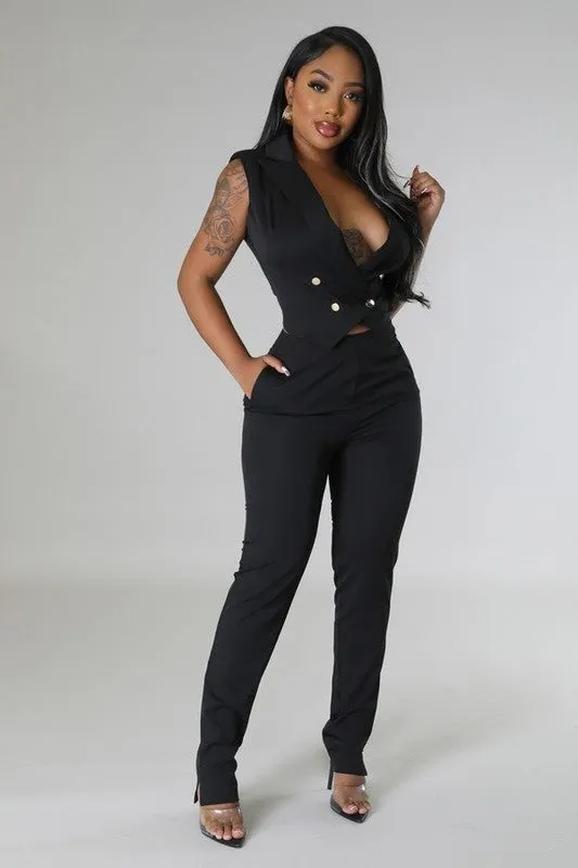 Marley Vest Pants Set Plus