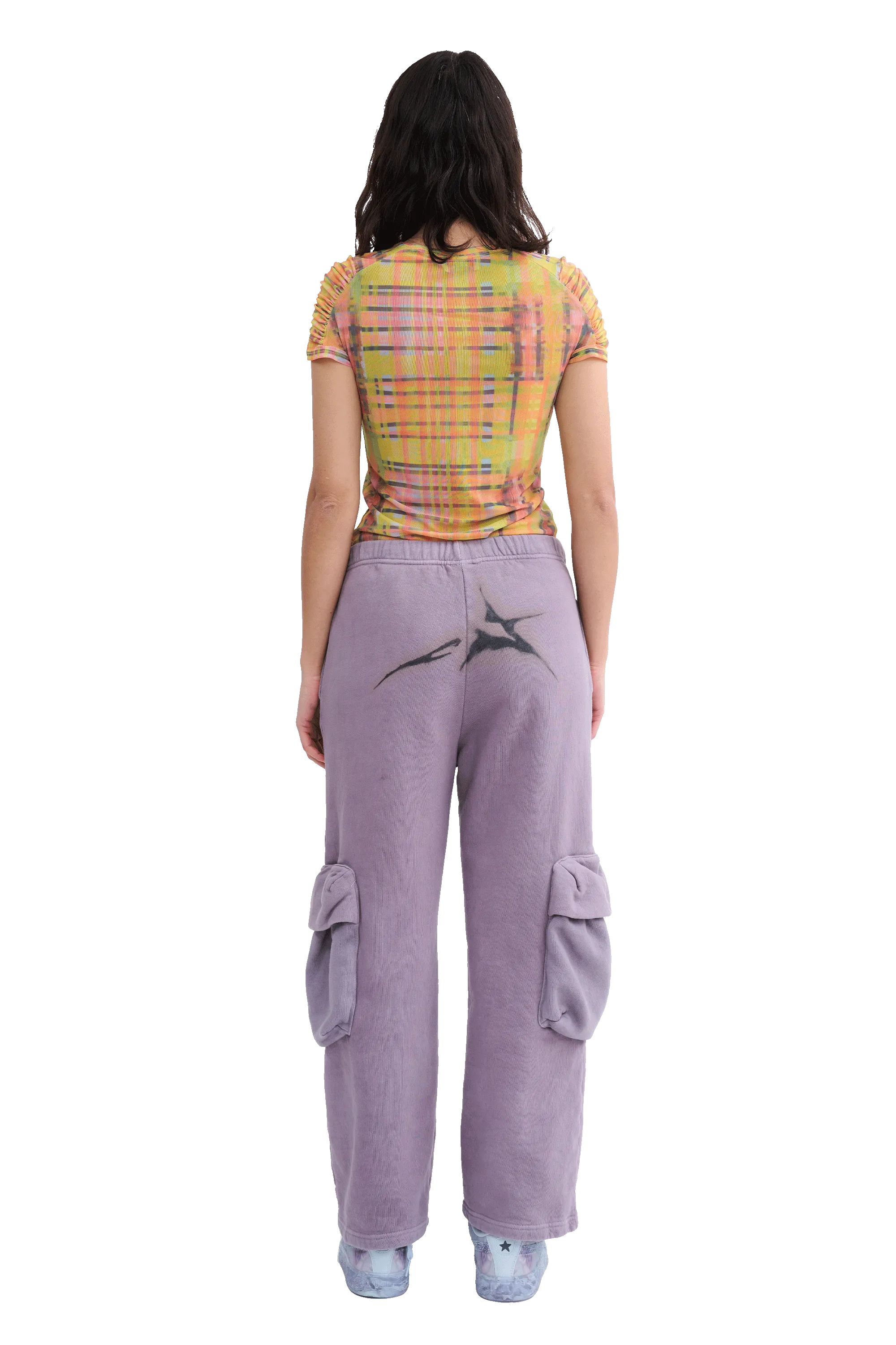 MAUVE CARGO SWEATPANT