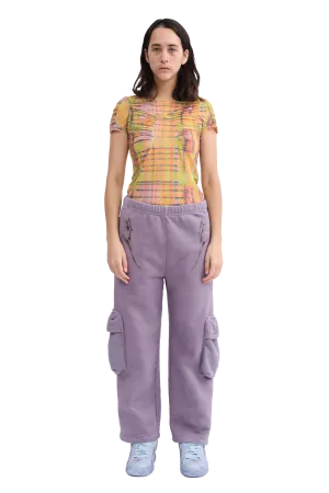 MAUVE CARGO SWEATPANT