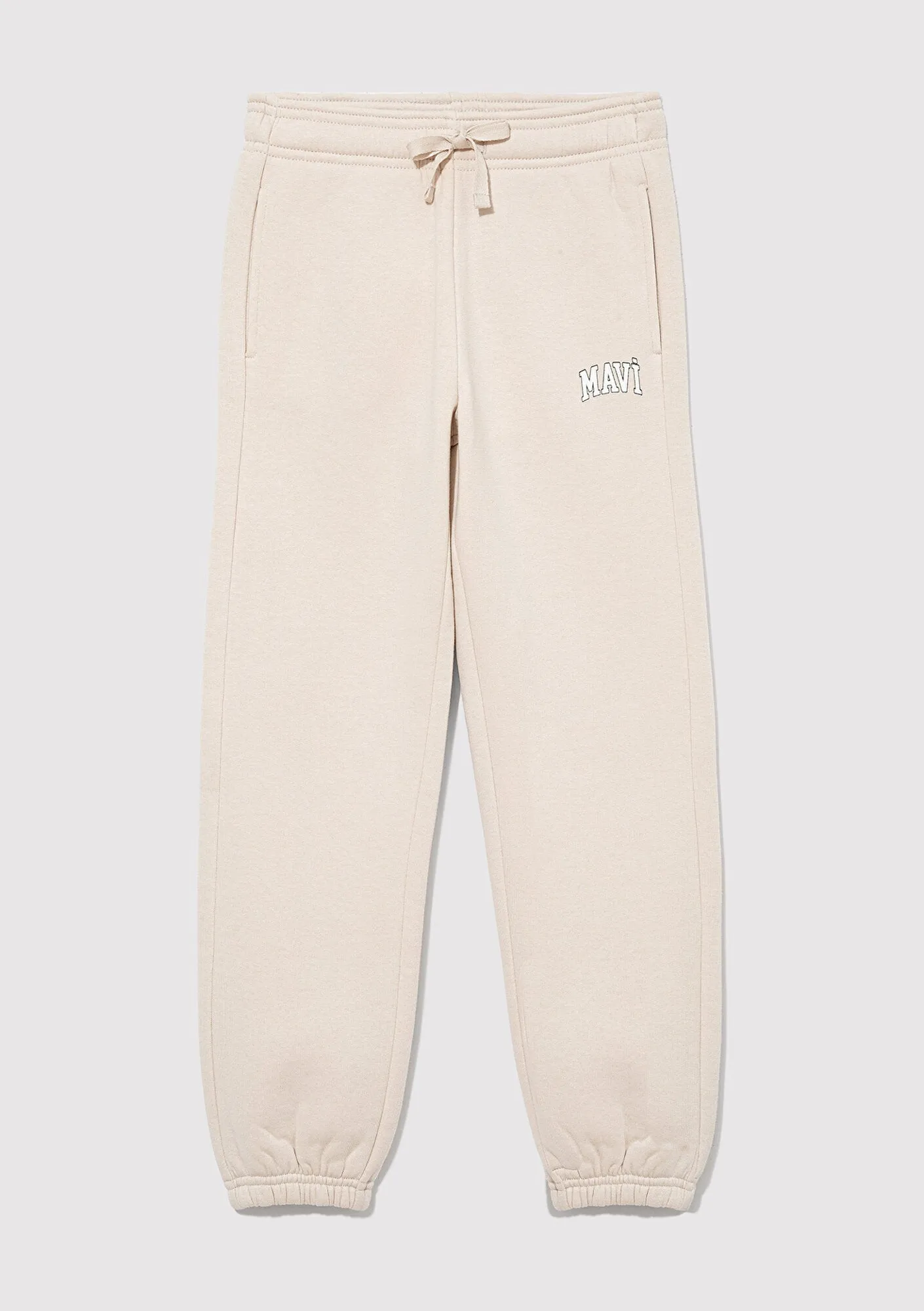 Mavi Logo Printed Grey Sweatpants