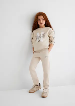 Mavi Logo Printed Grey Sweatpants
