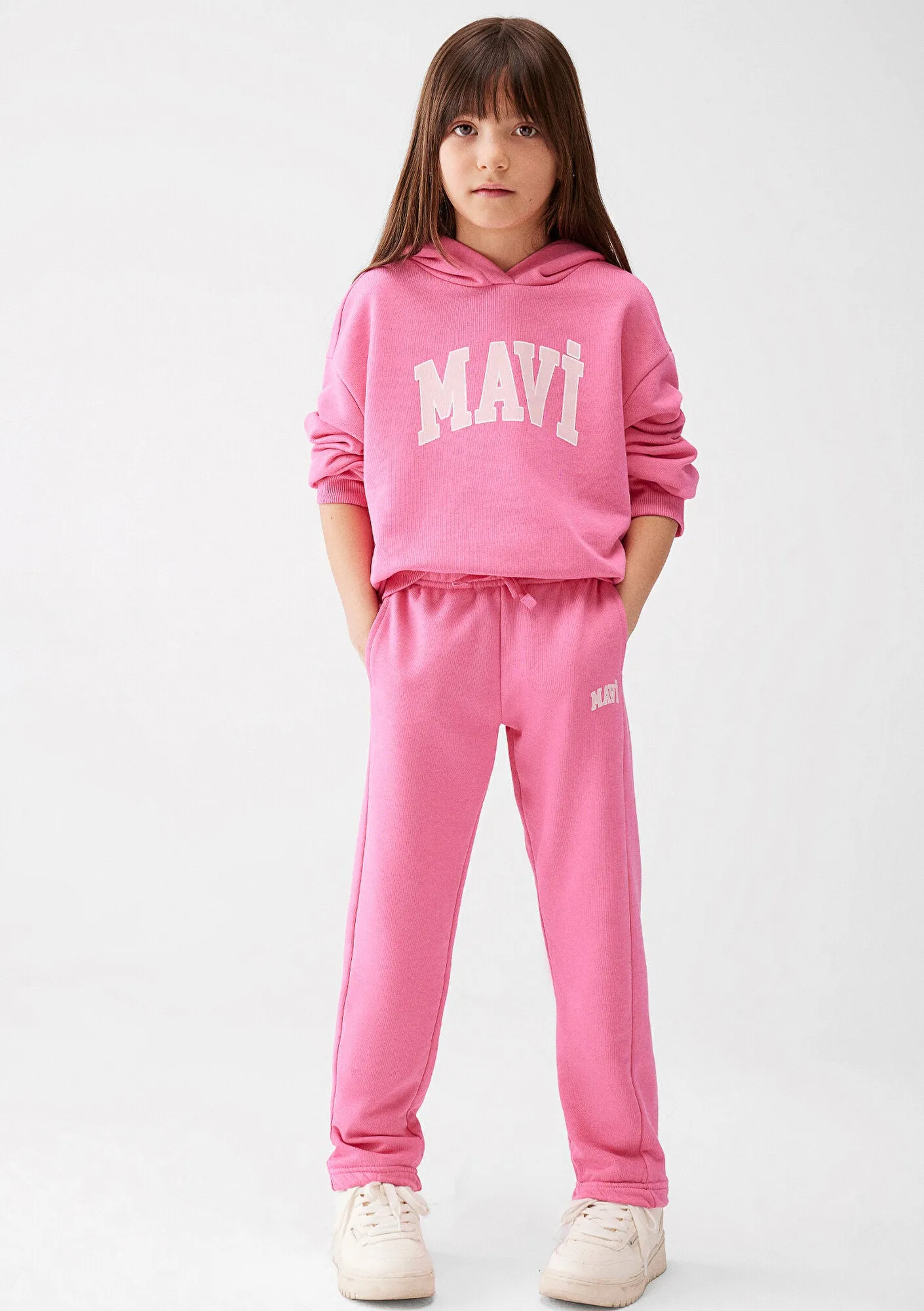 Mavi Logo Printed Pink Sweatpants