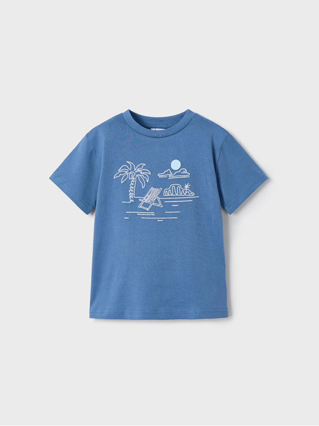 Mayoral Junior Boy Blue Beach T-shirt