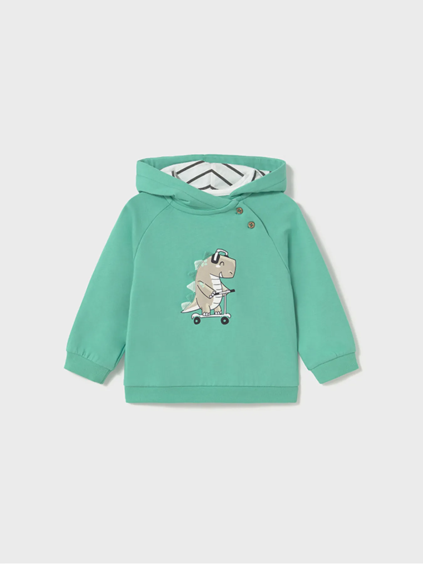 Mayoral Toddler Boy Blue Dinosaur Hoodie